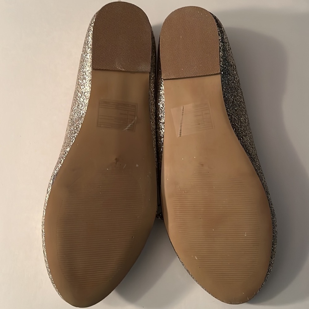 Torrid Glitter Gold flats! - Picture 2 of 2